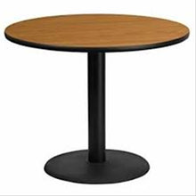 Load image into Gallery viewer, Round Table with Black Metal legs - Height 30 Inch , Diameter 20 Inch (Customization Available)
