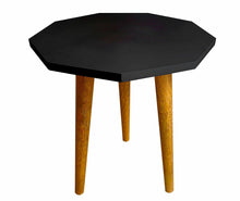 Load image into Gallery viewer, Wooden Side Table, Antique Wooden Fold-able Coffee Table/Side Table/End Table/Tea Table/Plant Stand/Stool Living Room Kids Play Furniture Table Round Shape BNA
